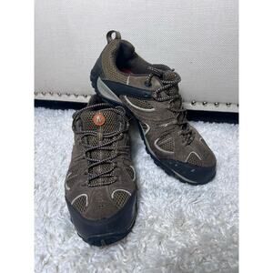 Canteen Marmalade Men’s Merrell Moab Walking Hiking Shoes Sz 11 EUC Comfort